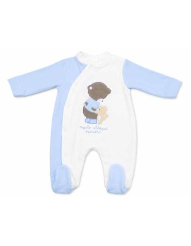 Pelele bebé niño invierno "Amiguitos" de Kinanit