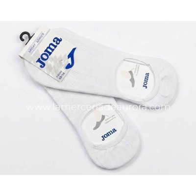 Salvapies con silicona anticaída Blancos (2 pares) JS20191 de Joma 2