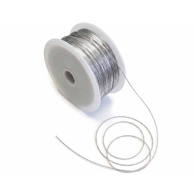 Cordón metalizado Plata (grosor 1mm) de Vivant