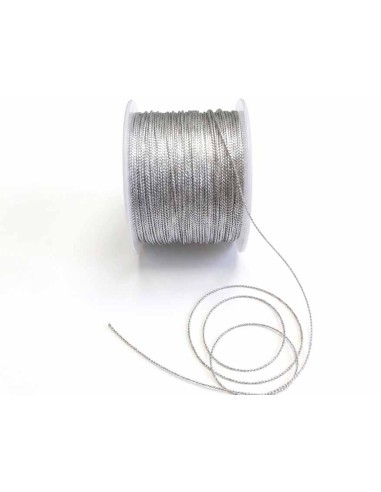 Cordón metalizado Plata (grosor 1mm) de Vivant