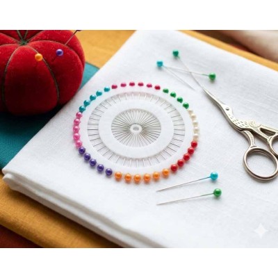 Alfileres colores (disco 40 uds) de Lecco 2