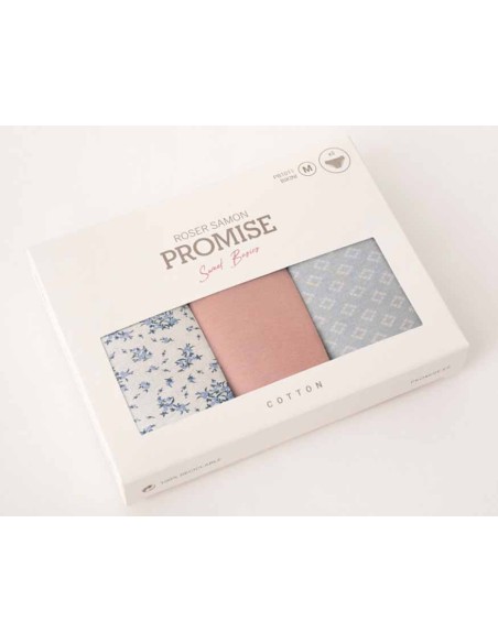 Tanga algodón fantasía "Cielo" (3 uds) PB1014 de Promise