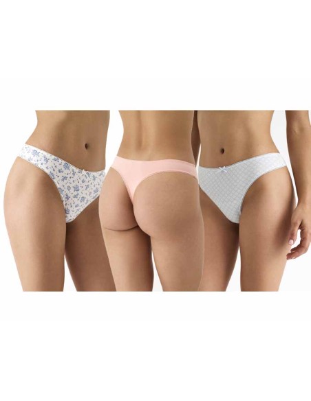 Tanga algodón fantasía "Cielo" (3 uds) PB1014 de Promise