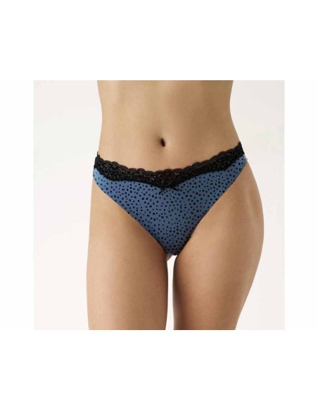 Tanga algodón fantasía "Animal Print" (3 uds) PB1014 de Promise