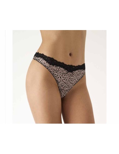 Tanga algodón fantasía "Animal Print" (3 uds) PB1014 de Promise