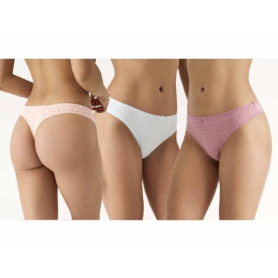 Tanga algodón fantasía "Estrellas" (3 uds) PB1014 de Promise