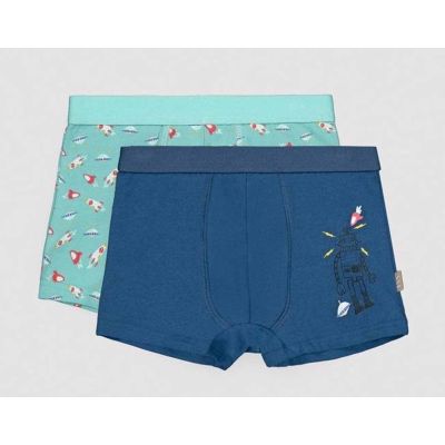 Bóxer infantil algodón "Aventura Galáctica" (pack 2 uds) 18457 de Ysabel Mora