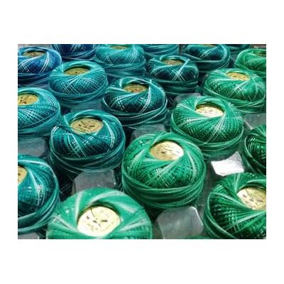 Ovillo perlé Finca 10 gramos - nº 8 (colores matizados)