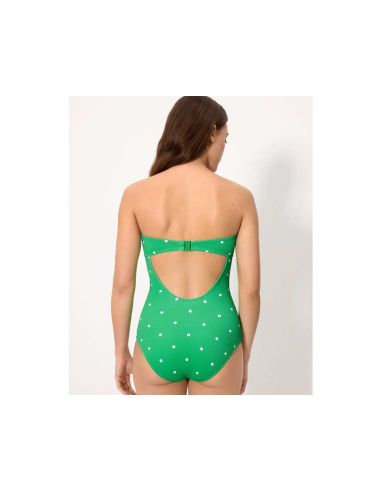 Bañador reductor bandeau copa B "Lime" 83444 de Ysabel Mora