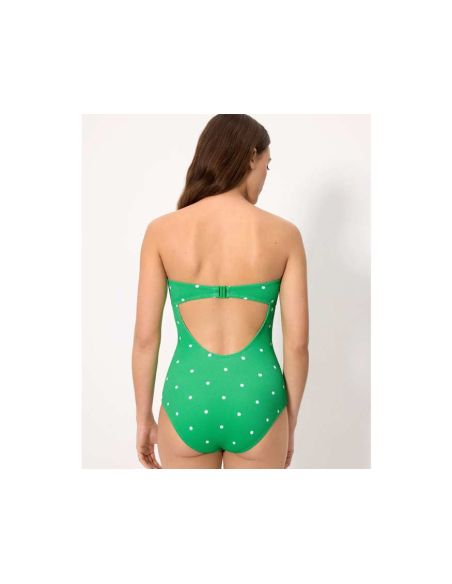 Bañador reductor bandeau copa B "Lime" 83444 de Ysabel Mora