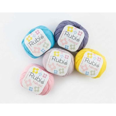 Rubí natural 50 g. (VHA04) algodón 100%