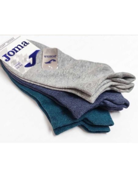 Calcetines deporte invisibles talón alto antirroce (pack 3 pares) JS201816I de Joma